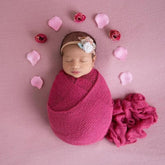 Knitted Stretch Wrap | Magenta
